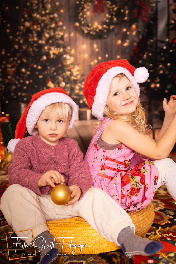 Studiofotogarfie, Weihnachtsfotos, Familienfotos